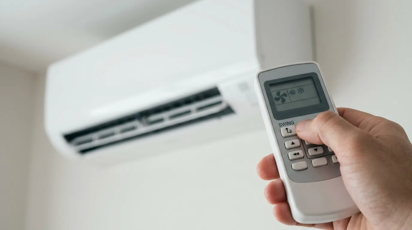Bật và dừng đảo gió điều hòa Thao tác điều khiển chức năng Swing bằng remote điều hòa